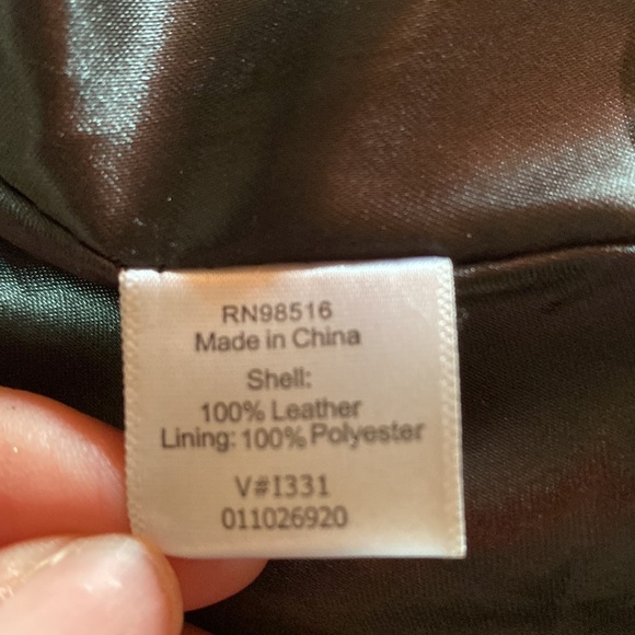 Green Leather Jacket - Picture 8 of 8